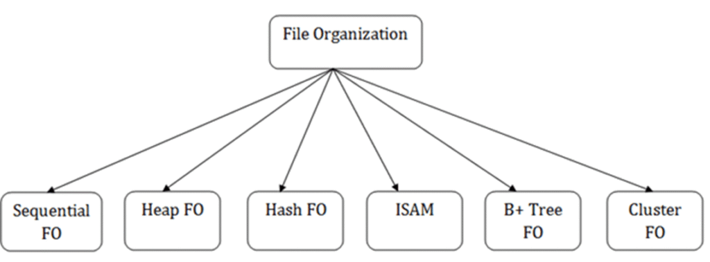 types of file organization in dbms